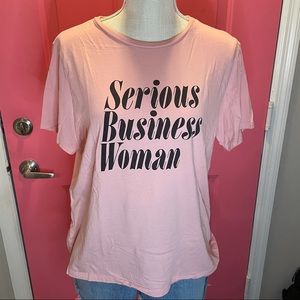 Bando Serious Business Woman T-shirt